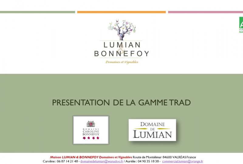 Domaine de Lumian & Domaine Caroline Bonnefoy à Valréas - 2