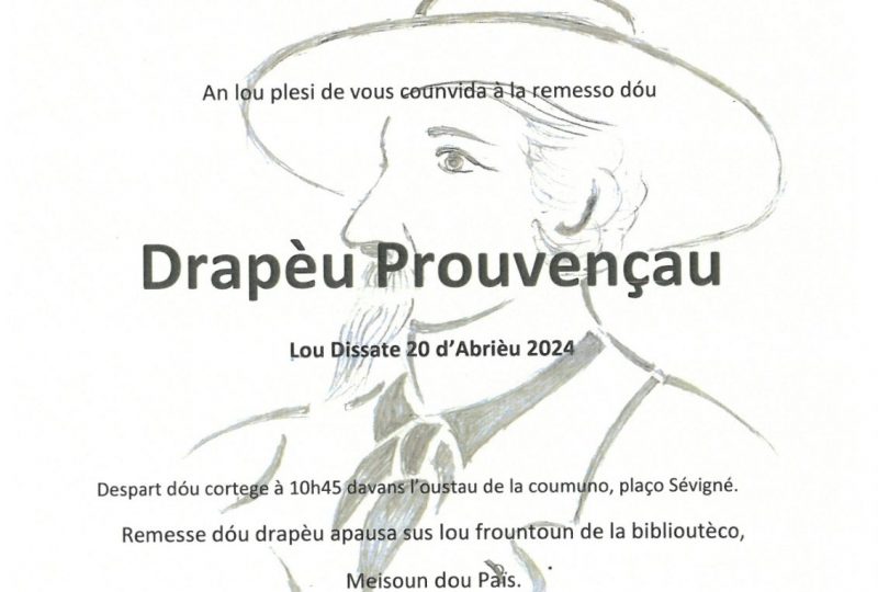Remise du Drapeau Provençal à la ville de Grignan à Grignan - 1
