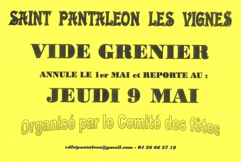 Vide Grenier à Saint-Pantaléon-les-Vignes - 0